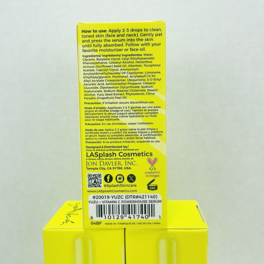 3 Pack - La Splash YUZU + Vitamin C Powerhouse Serum — 1 fl Oz - Picture 4 of 4